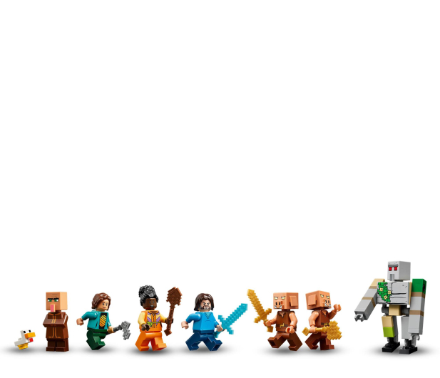 LEGO Minecraft 21273 Atak balonowego Ghasta na wioskę - 1308186 - zdjęcie 14